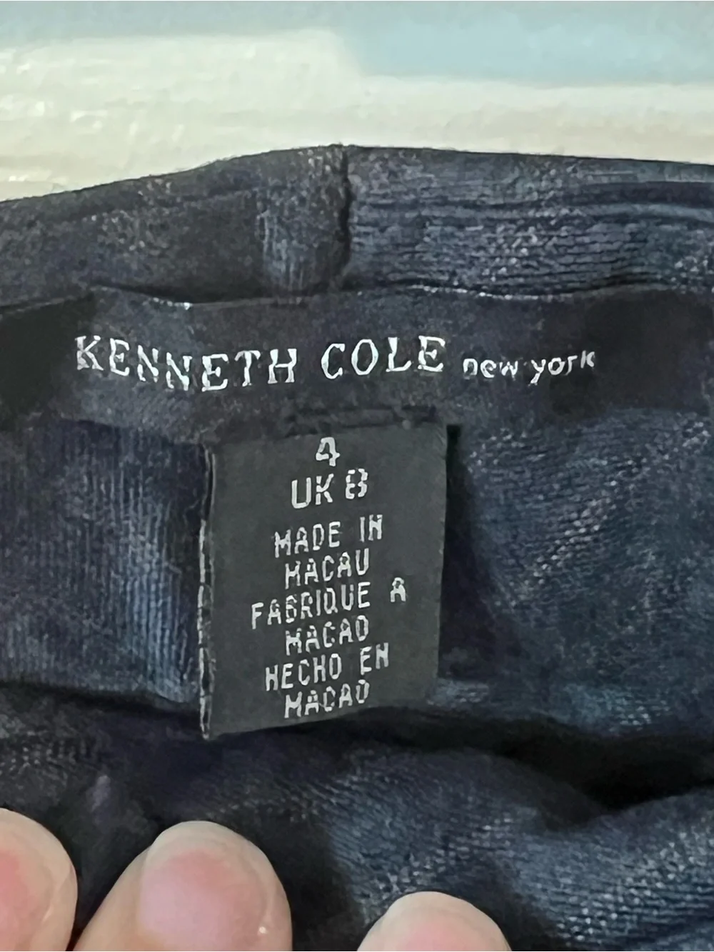 Kenneth Cole New York Womens 4 Vintage 2005 Pinstripe Pantsuit Blazer Trousers